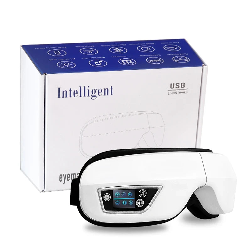 ZenRest™ Aura 3D Ultra – Smart Air Compression Eye Massager