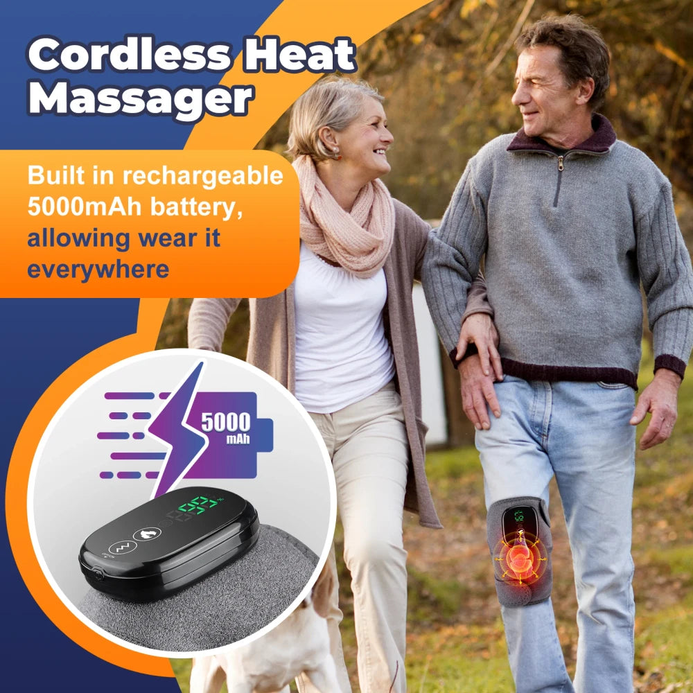 ZenRest™ ChronosKnee - Smart Thermal Knee & Shoulder Massager